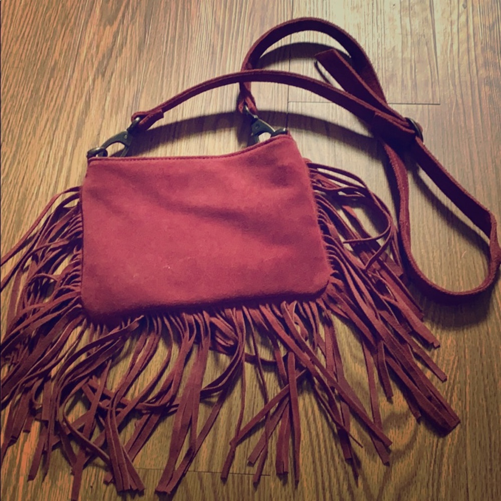 Maroon crossbody